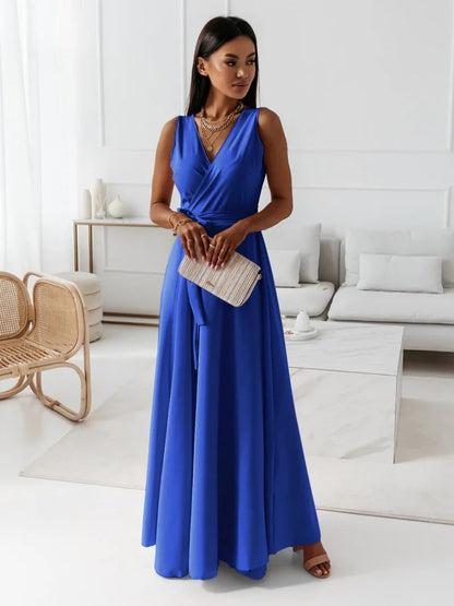 Uma Women's Maxi Dress - flat lay