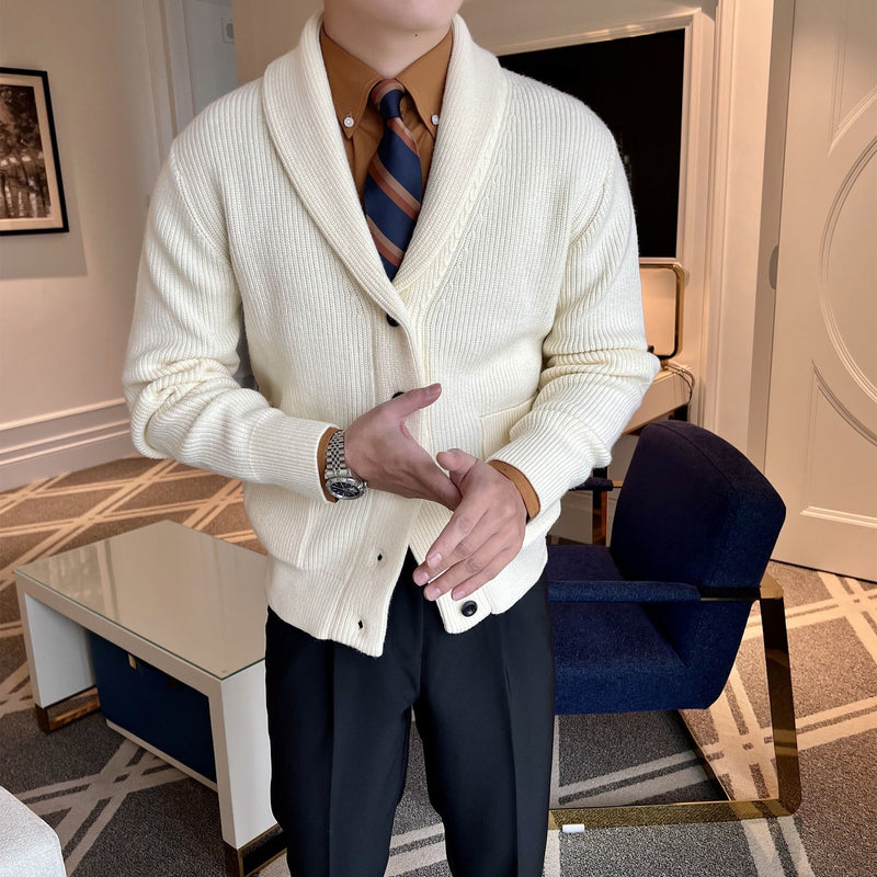 Percy Men's Jacket | Knit, Button
