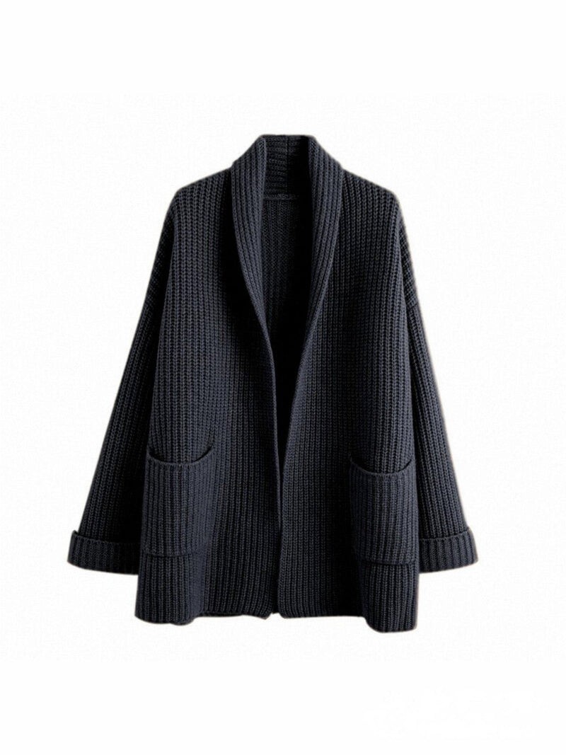 Kaia Women's Oversized Cardigan - fabric and finish detail