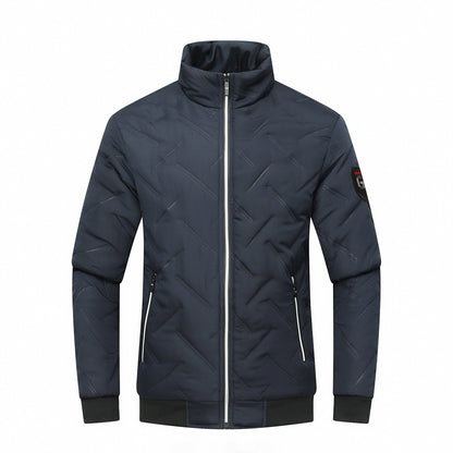 Lachlan Men's Quilted Jacket - styled view