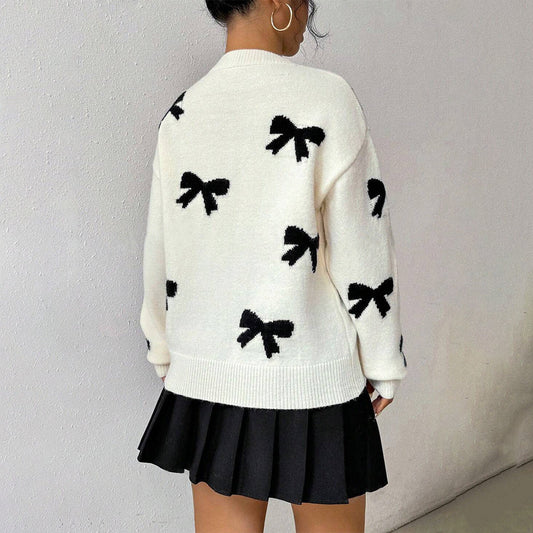 Beatrix Women's Oversized Sweater - styled view