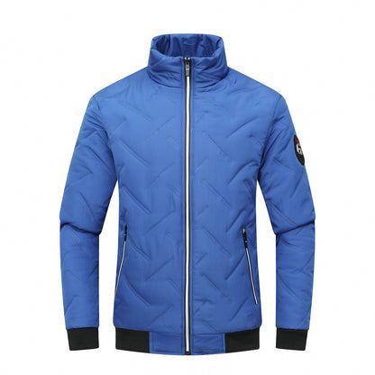 Lachlan Men's Quilted Jacket - full-length view