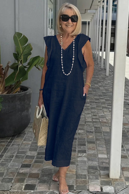 Romy Women's Dress - flat lay