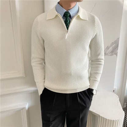 Yves Men's Sweater - close-up detail
