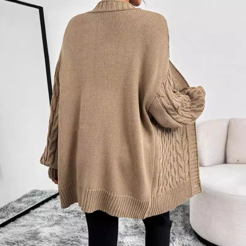 Violette Women's Oversized Cardigan - back view
