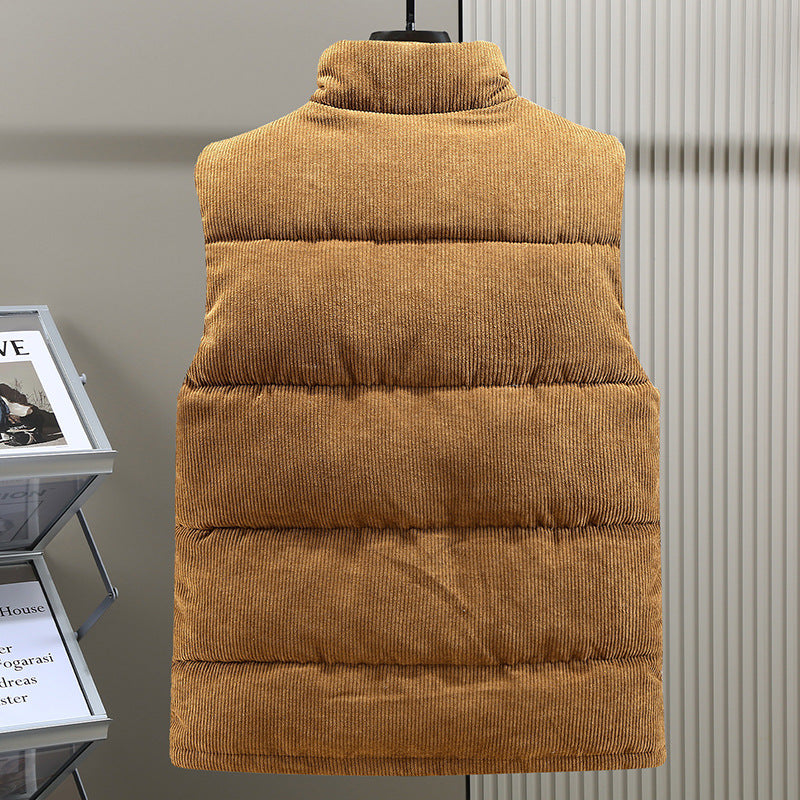 Tristan Men's Puffer Jacket - styled view