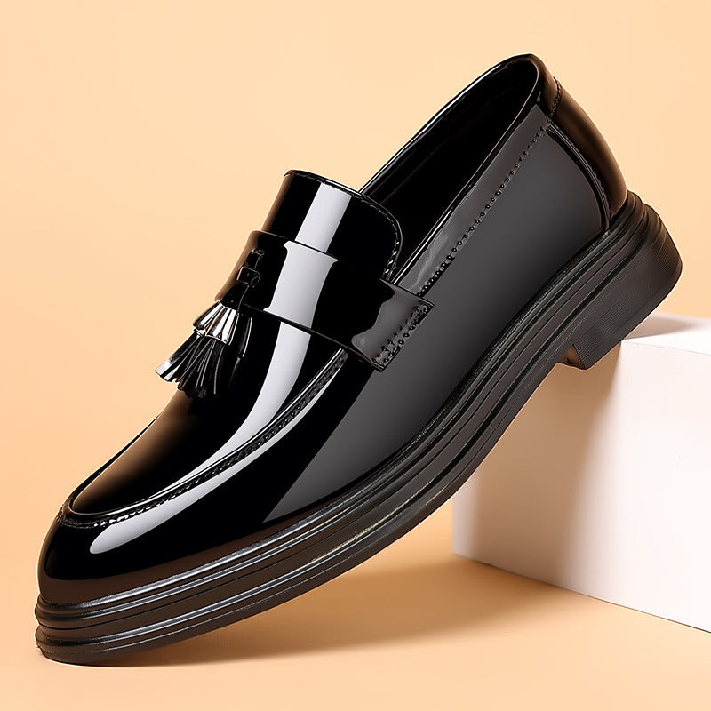 Tristan Men's Platform Loafers - full-length view