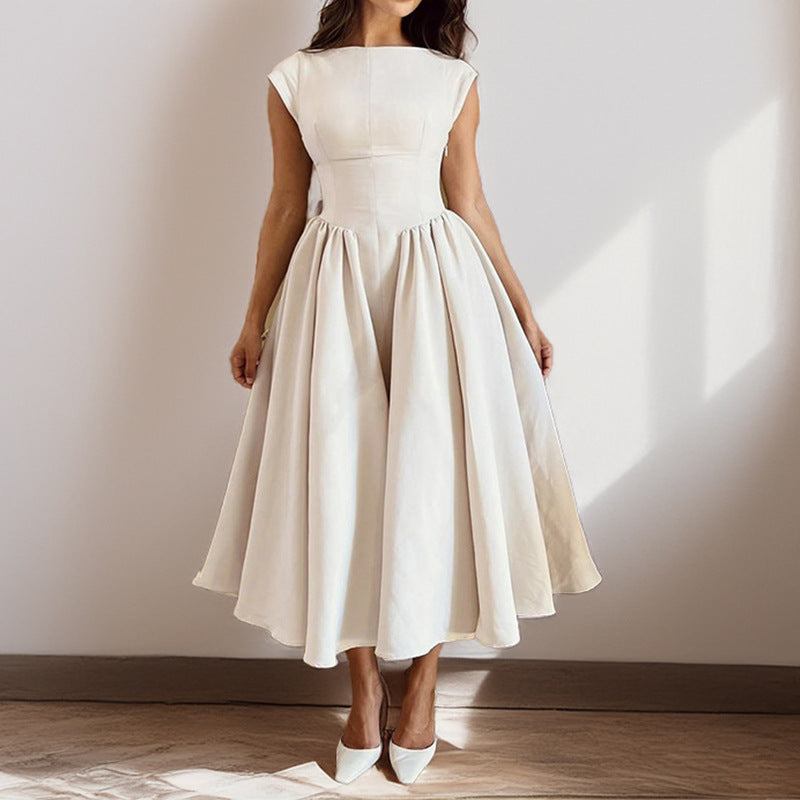 Anaïs Women's Midi Dress - fabric and finish detail
