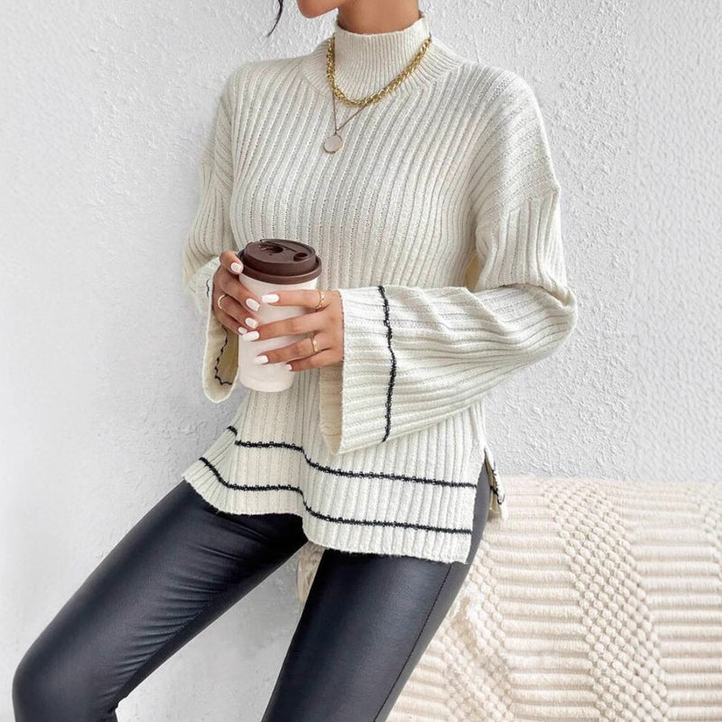 Nadia Women's Sweater - fabric and finish detail