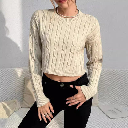 Tallulah Women's Cable Knit Sweater - front view