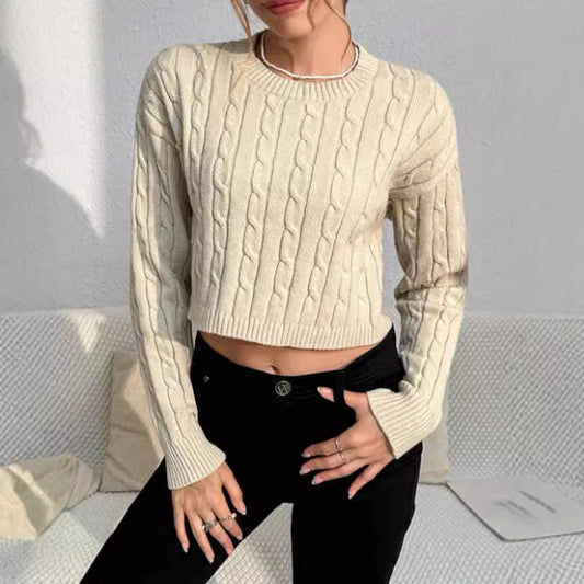Tallulah Women's Cable Knit Sweater - front view