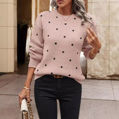 Hattie Women's Sweater - fabric and finish detail