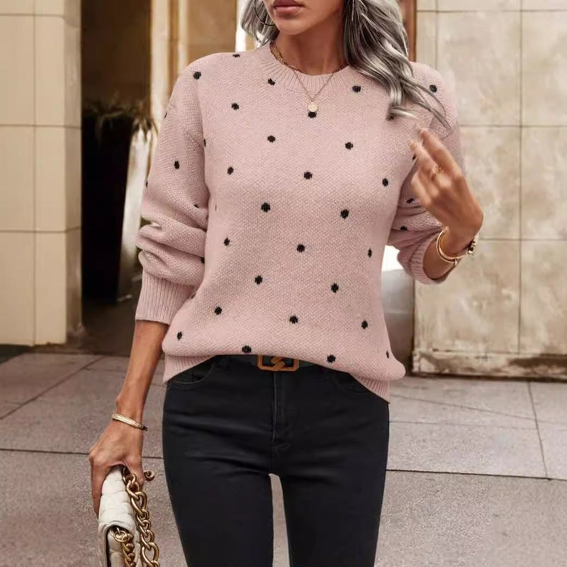 Hattie Women's Sweater - fabric and finish detail
