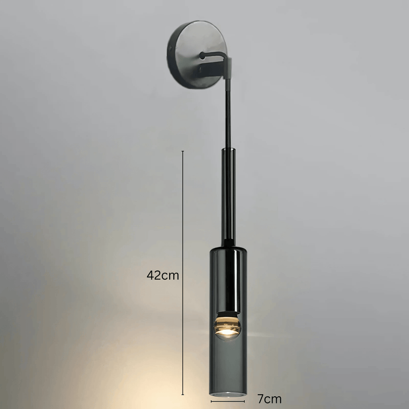 ObsidianGlow | Sleek Black Glass Kitchen Pendant Lighting Fixture 9