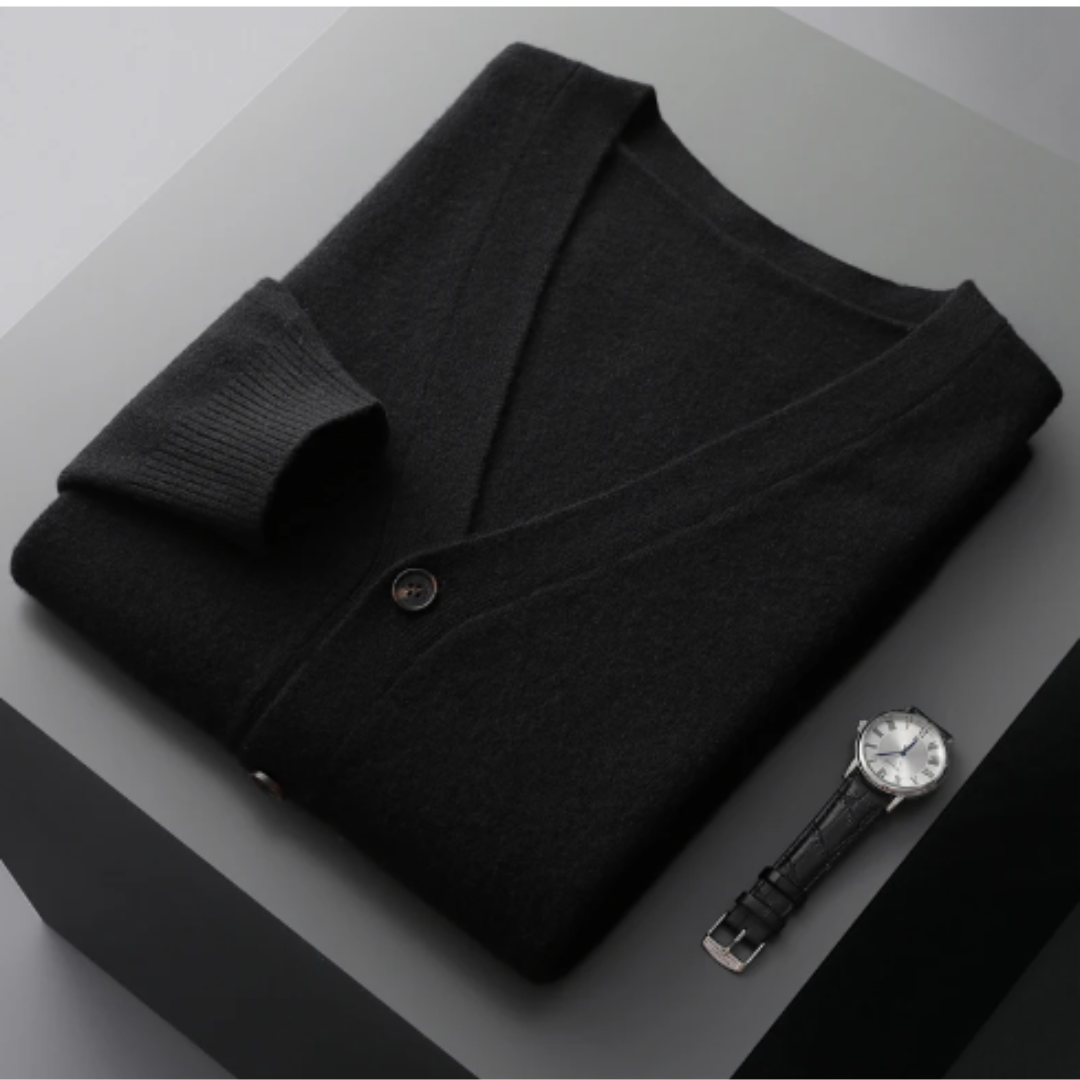 Cormac Men's Cardigan - shown in use