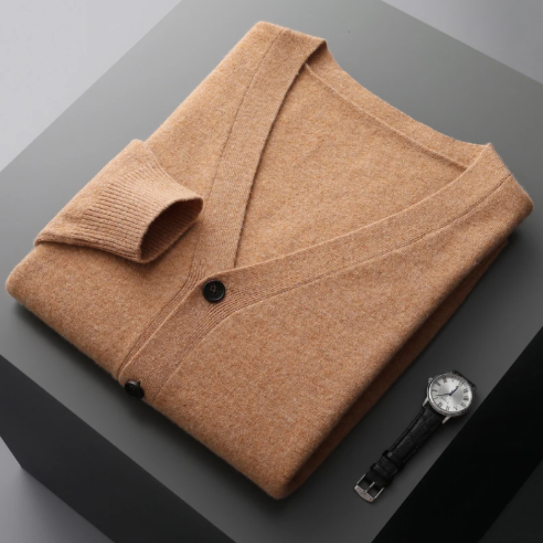 Cormac Men's Cardigan - front view