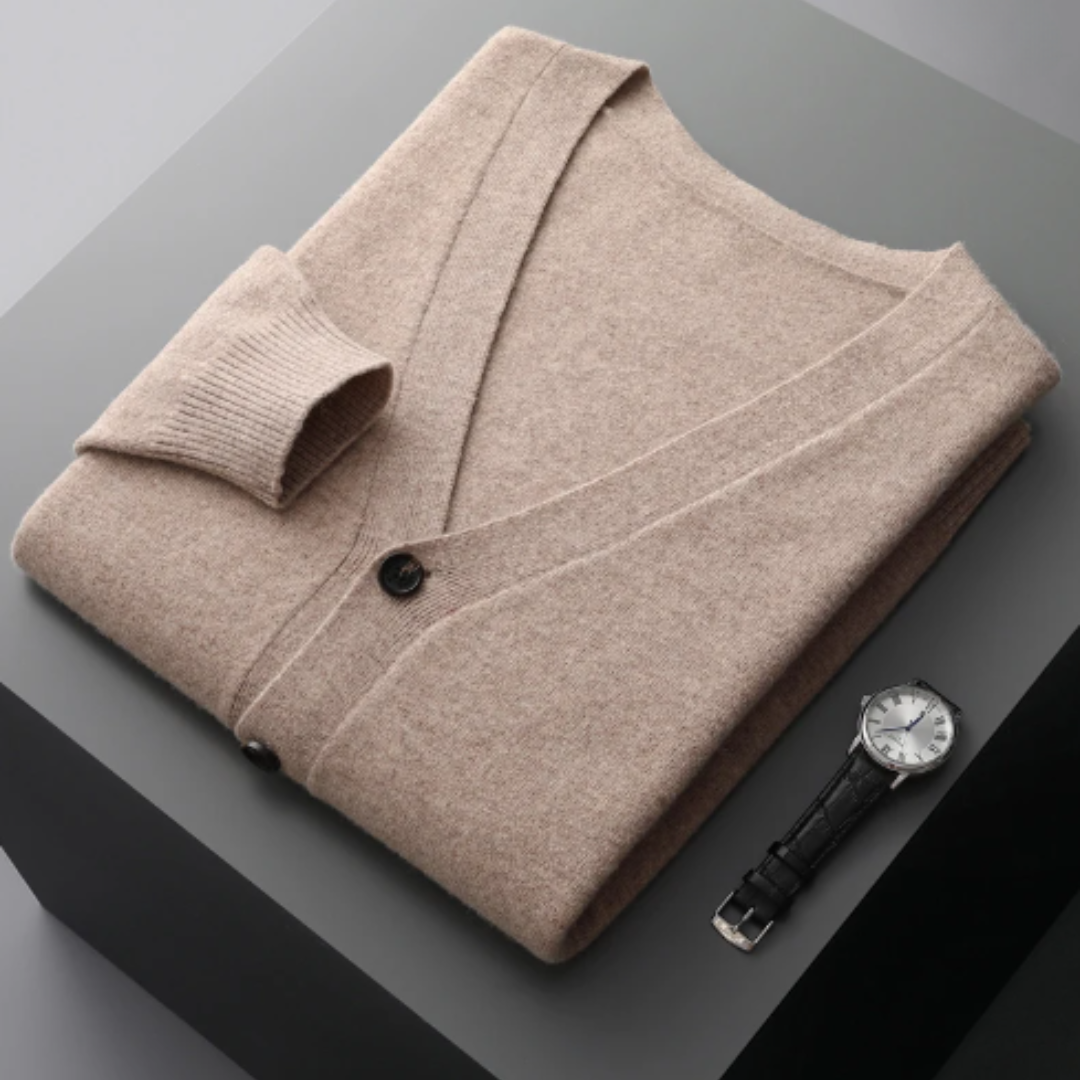 Cormac Men's Cardigan - front view
