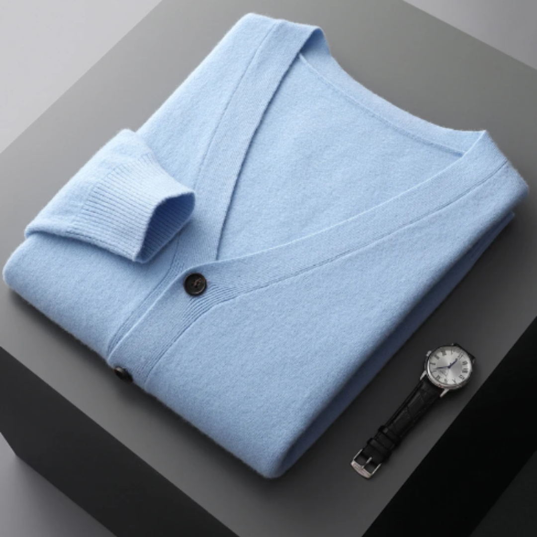 Cormac Men's Cardigan - styled view