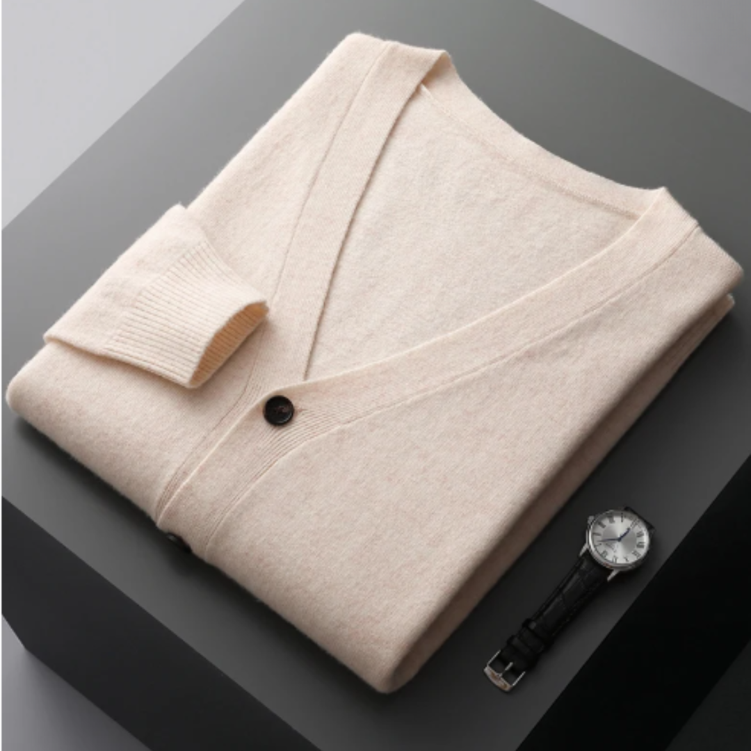 Cormac Men's Cardigan - styled view