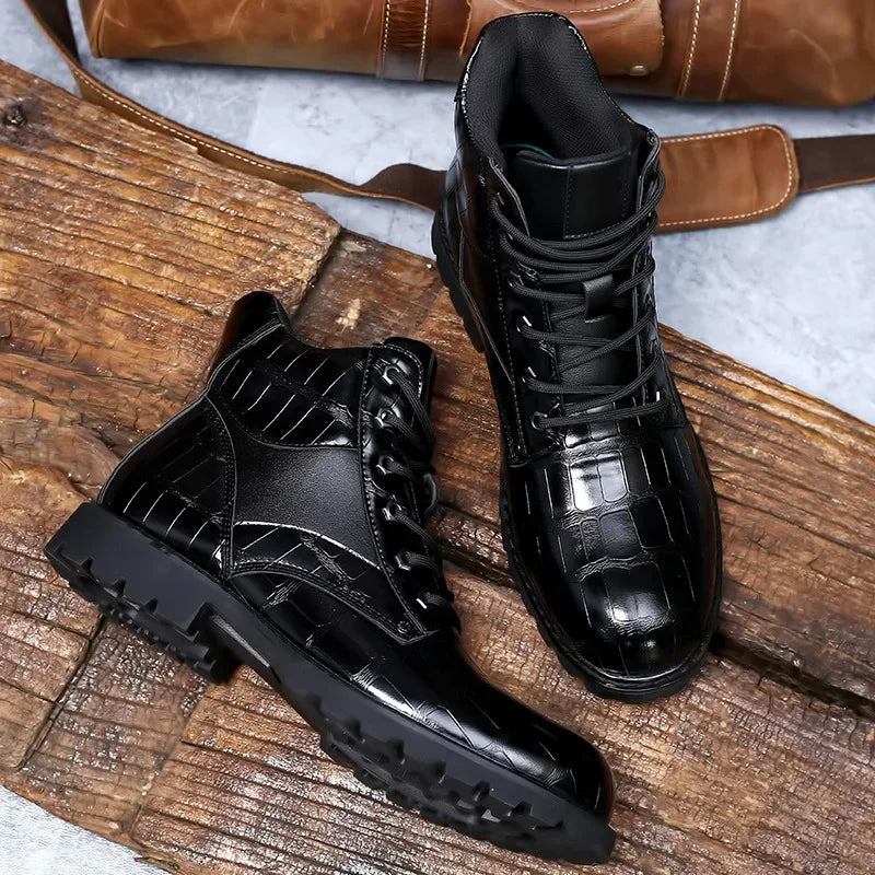 Gideon Men's Ankle Boots - flat lay