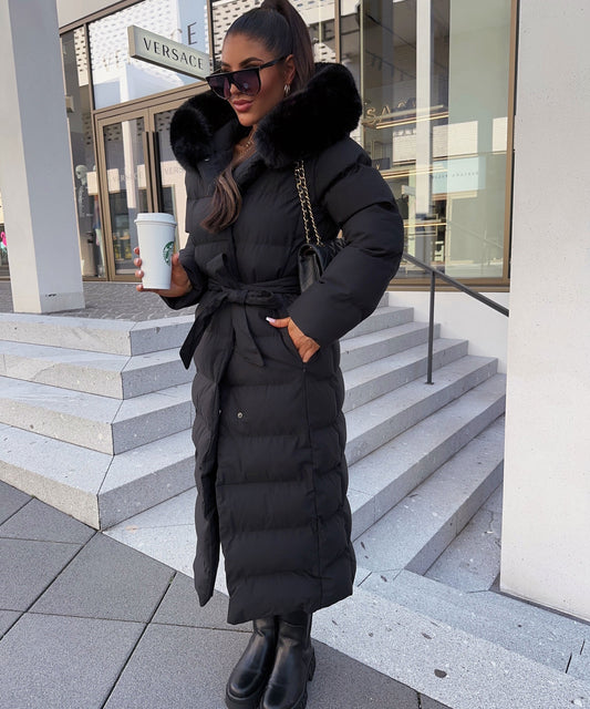 Nadia Women's Puffer Jacket - styled view