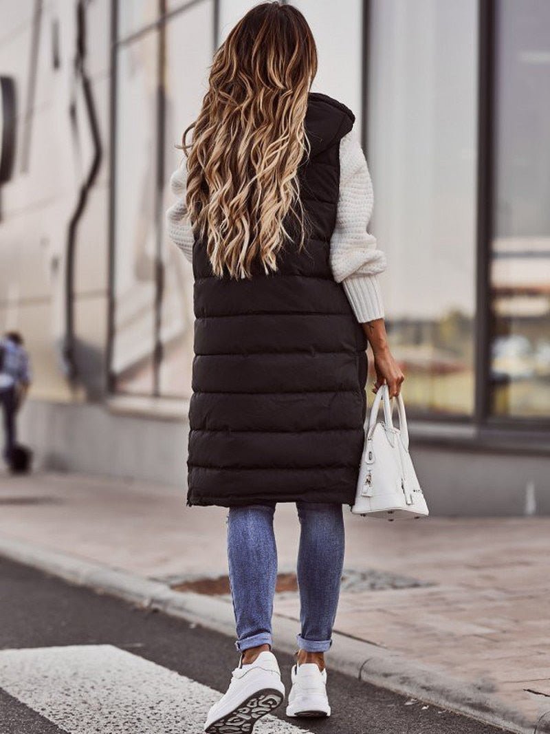 Faye Women's Puffer Jacket - back view