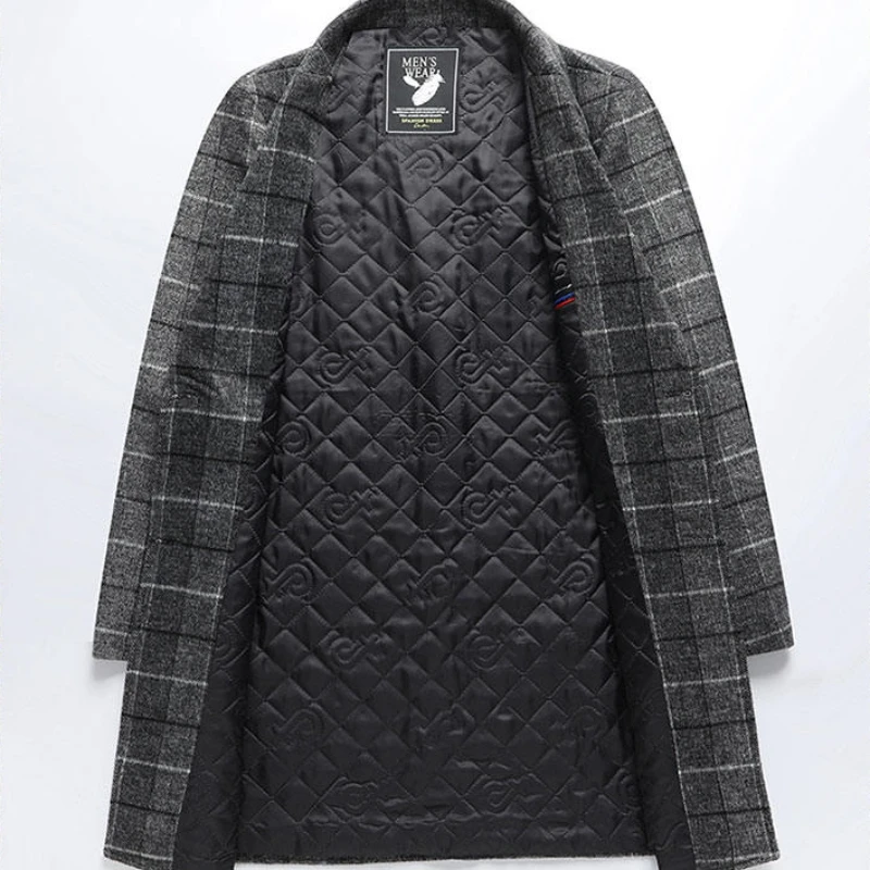Saskia Women's Plaid Coat - full-length view
