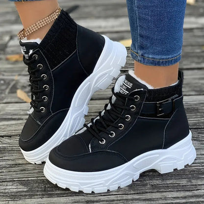 Tallulah Women's Platform Ankle Boots - front view