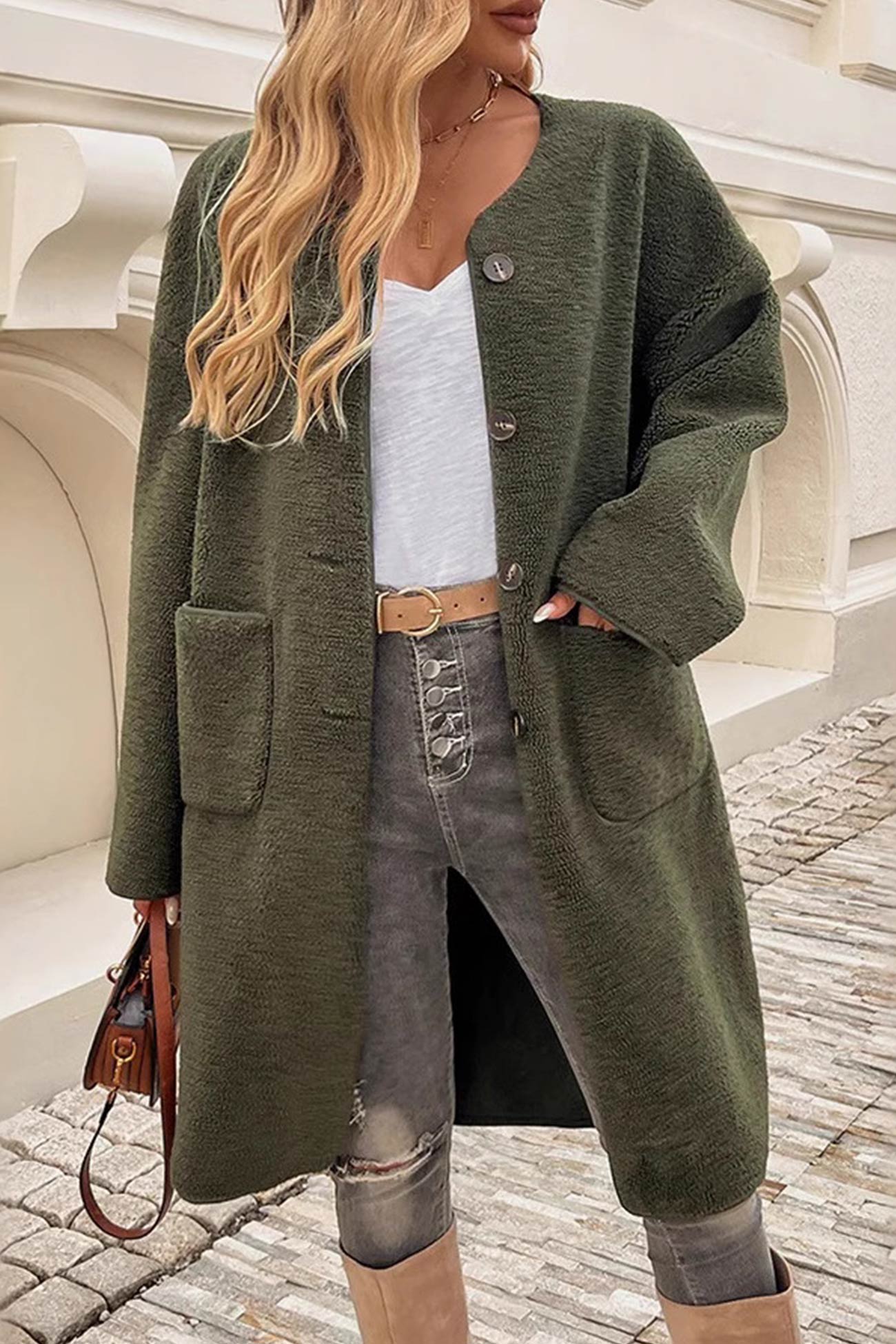 Ava Women's Coat - back view