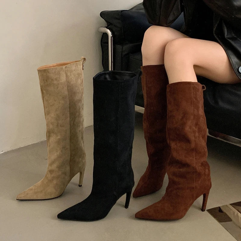 Edith Women's Knee-high Boots - full-length view