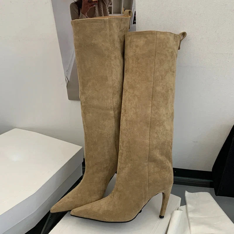 Edith Women's Knee-high Boots - front view