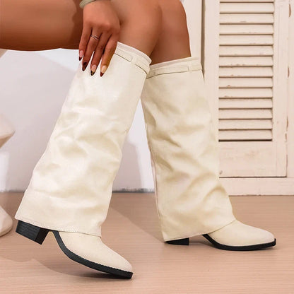 Tallulah Women's Knee-high Boots - back view
