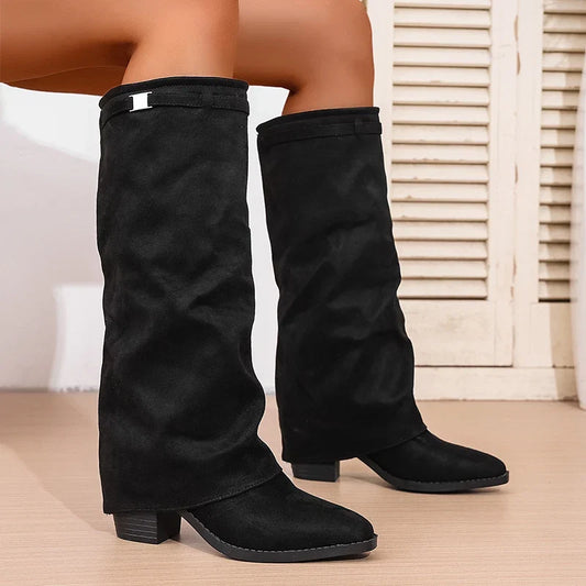 Tallulah Women's Knee-high Boots - front view
