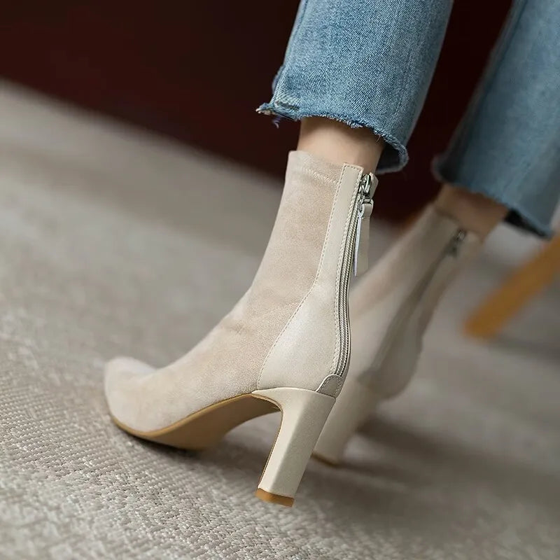 Greta Women's Ankle Boots - back view