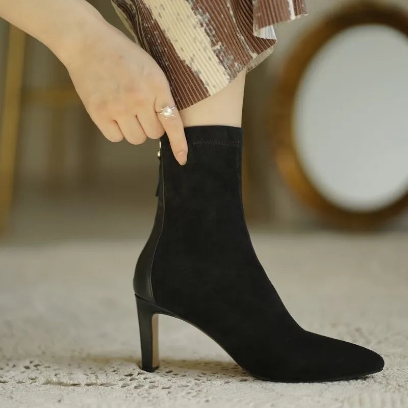 Greta Women's Ankle Boots - full-length view