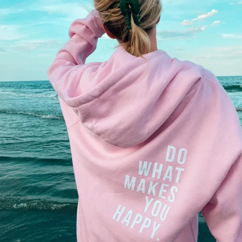 June Women's Oversized Hoodie | Black, Blue