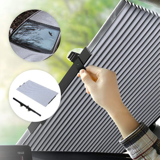 Linden Portable Car Sunshade - front view