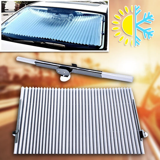 Linden Portable Car Sunshade - styled view