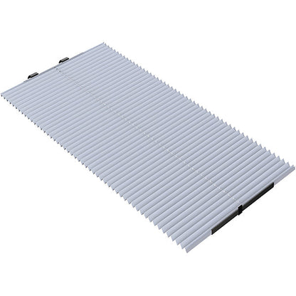 Linden Portable Car Sunshade - fabric and finish detail