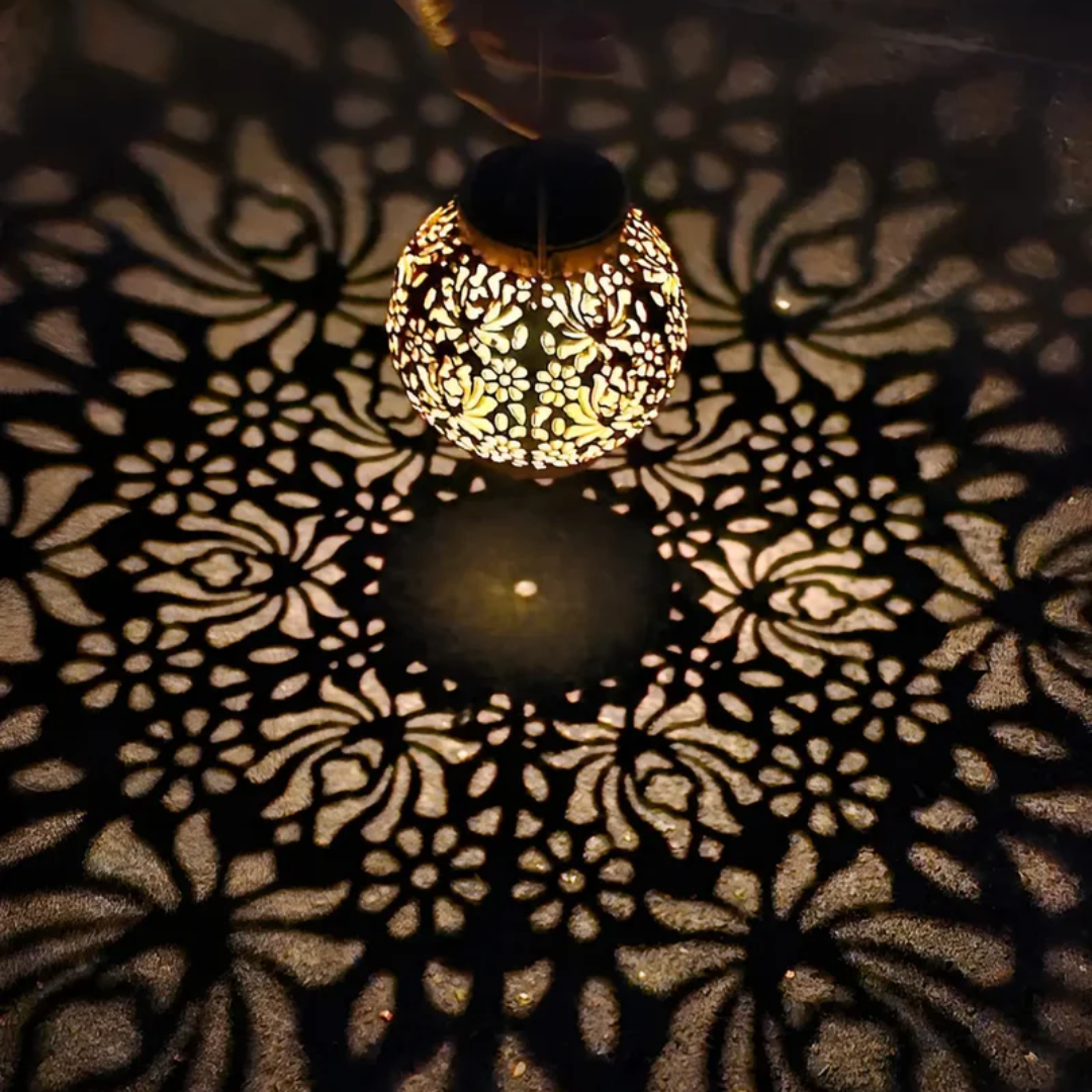Birch Solar Pendant Light - back view
