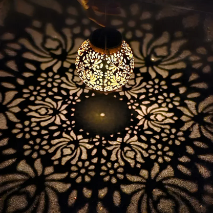 Birch Solar Pendant Light - back view