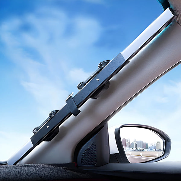 Linden Portable Car Sunshade - back view