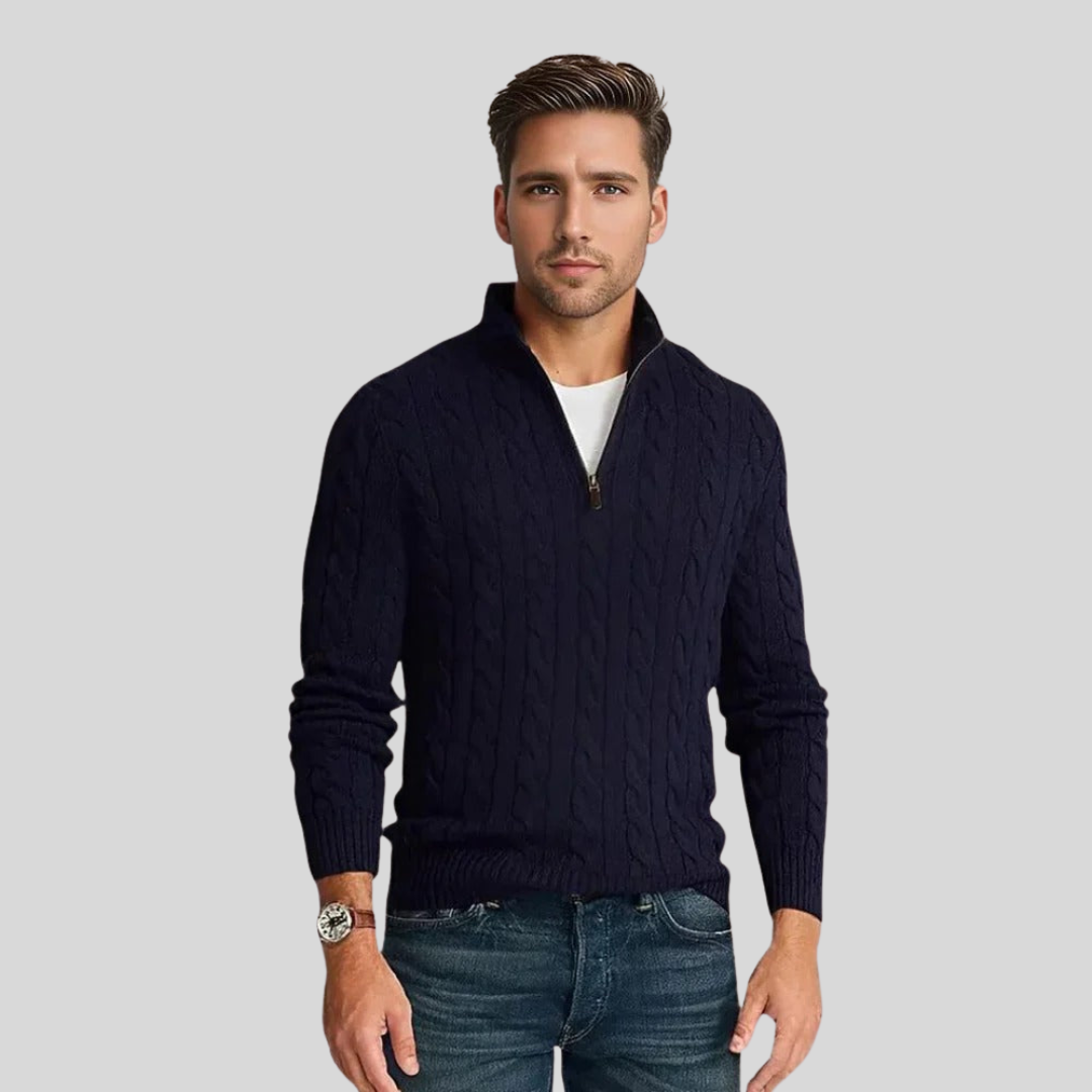Silas Men's Sweater - back view