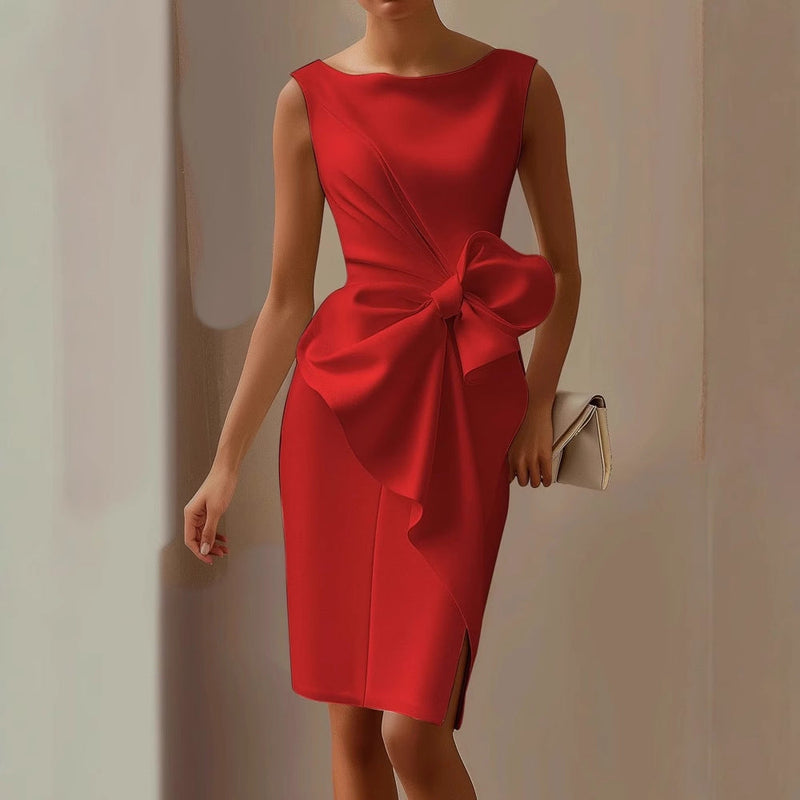 Juliette Women's Asymmetric Dress - back view