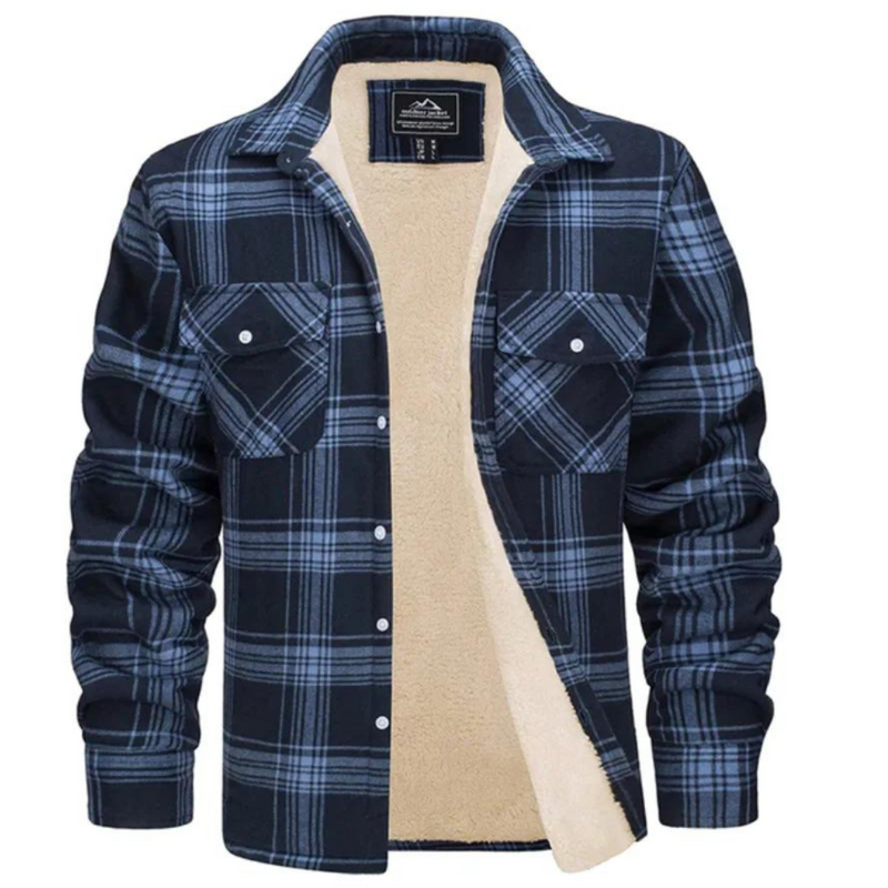 Hugo Men's Plaid Jacket - front view