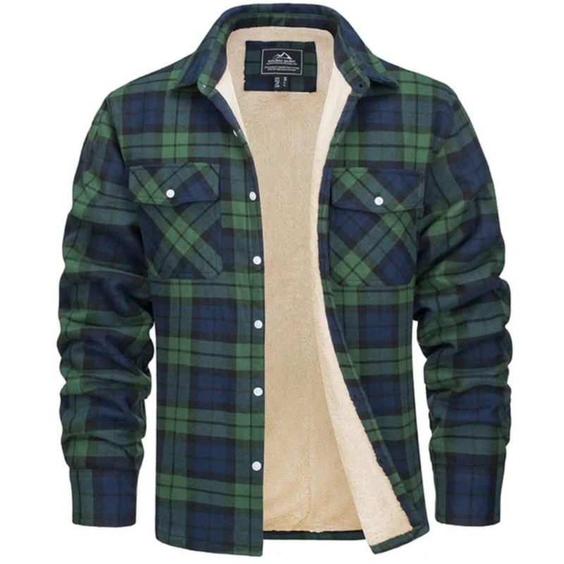 Hugo Men's Plaid Jacket - full-length view