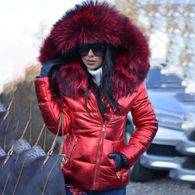 Ivy Women's Puffer Jacket - back view