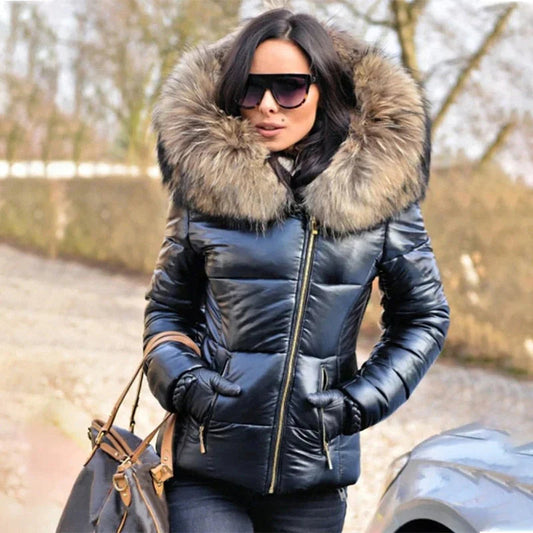 Ivy Women's Puffer Jacket - front view