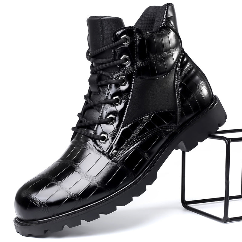 Gideon Men's Ankle Boots - close-up detail
