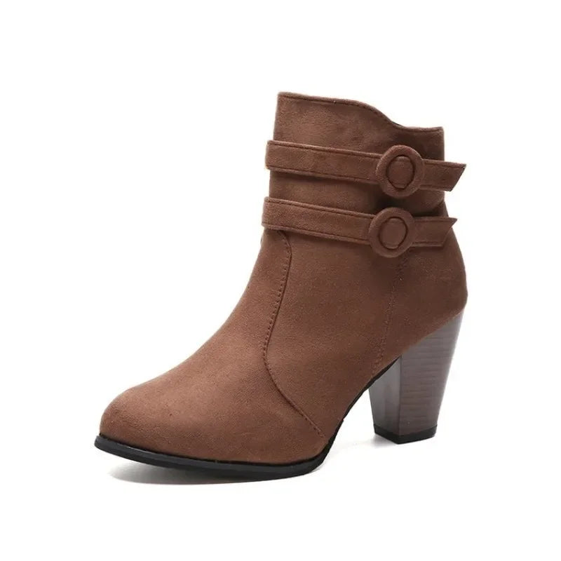 Vienna Women's Block Heel Boots - close-up detail